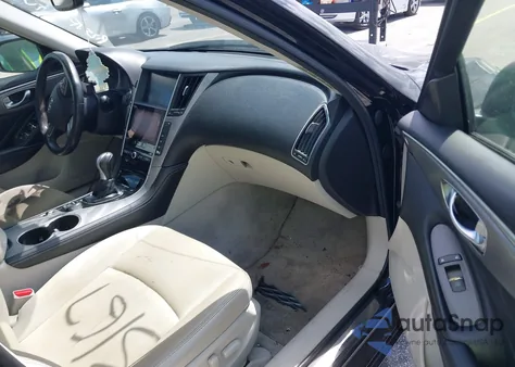 2016 Infiniti Q50 2.0T Premium from USA, damaged, VIN JN1CV7AP3GM203733